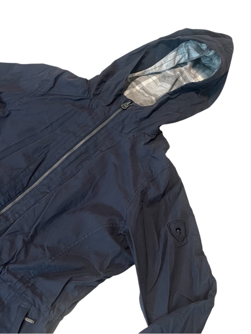 Kuhl Mountain Culture Women’s Gray Lined Stryka Jacket Missing Drawstring Medium